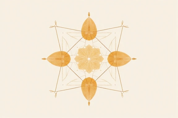 An abstract illustration of interconnected elements like mind, body, and spirit, representing a holistic approach.