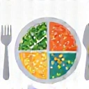 Colorful meal plan with fresh ingredients