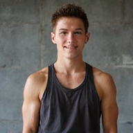 Smiling client F, an athlete, showing improved performance